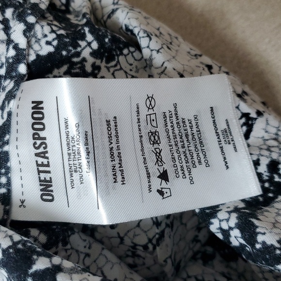 One Teaspoon Unisex Snake Pit Harem Pants - Picture 10 of 12